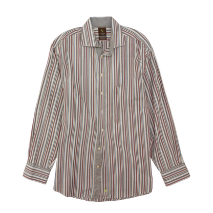 Multi Striped Long Sleeve Button Down