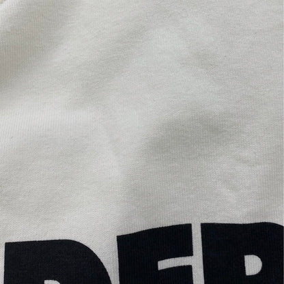 White Logo Long Sleeve Tee