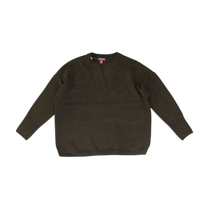 Brown V-Neck Sweater