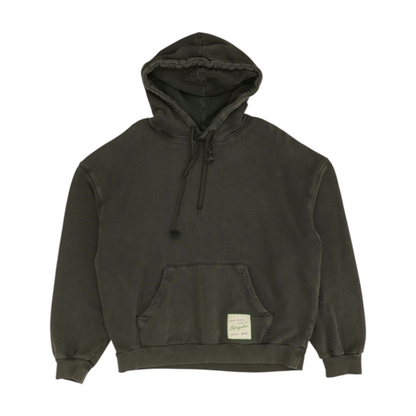 Black Solid Hoodie Pullover