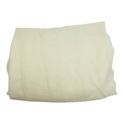 White Cashmere Wool Blend Fringe Shawl