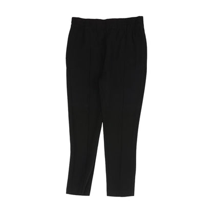 Black Solid Pants