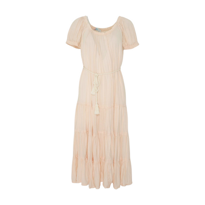Peach Midi Dress