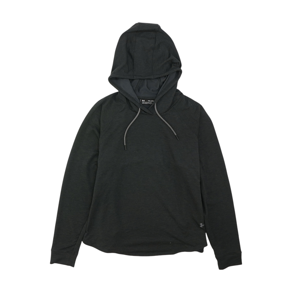 Charcoal Solid Hoodie Pullover
