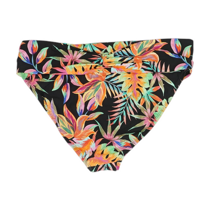 Black Tropical Swim Bottom