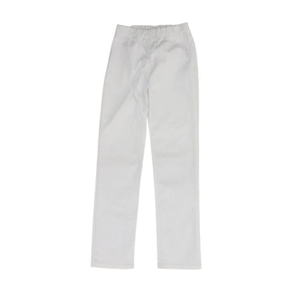 White Solid Chino Pants