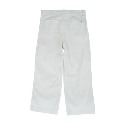 White Wide Leg Pants