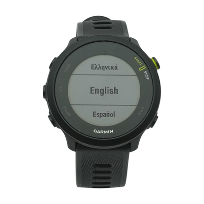 42mm Forerunner 55 Black Smartwatch Black Band One Size