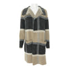 Gray Plaid Cardigan Sweater