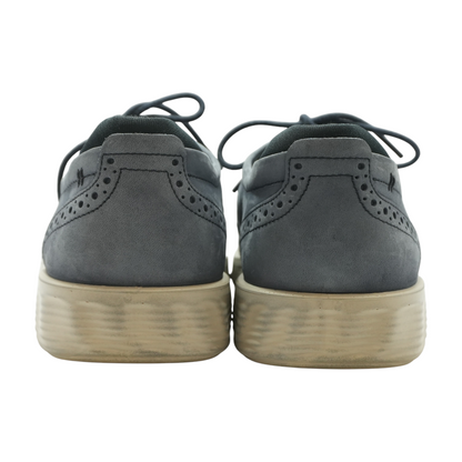 Navy Lace-Up Dress Shoes