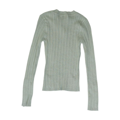 Green Knit Top