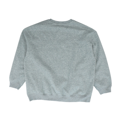 Gray Solid Sweatshirt Pullover