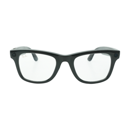 Black Wayfarer Smart Glasses