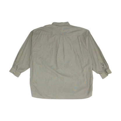 Gray Tall Check Long Sleeve Button Down