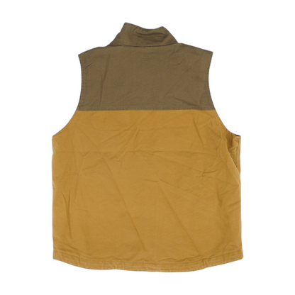 Brown Color Block Vest