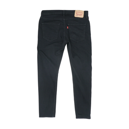 512 Black Tapered Jeans