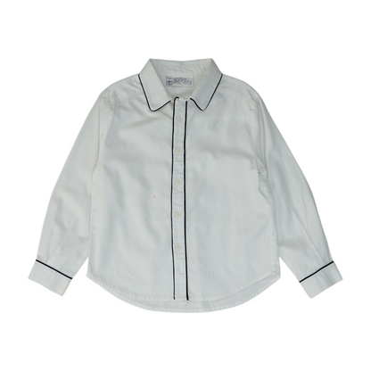 White Long Sleeve Button Down