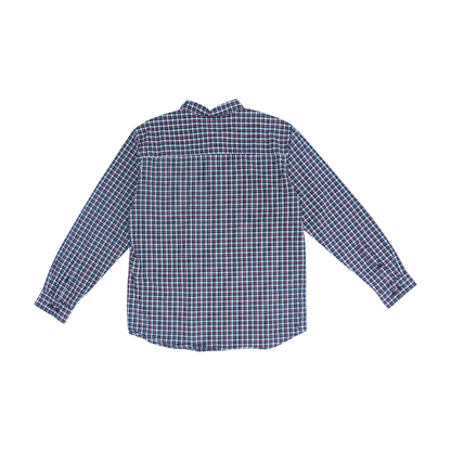 Red Plaid Long Sleeve Button Down