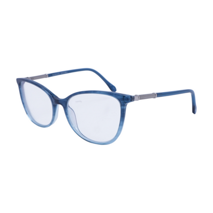Badgley Mischka Blue Rennie Cat Eye Prescription Eyewear – Image 1