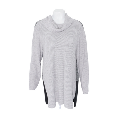 Gray Plus Color Block Mini Pullover