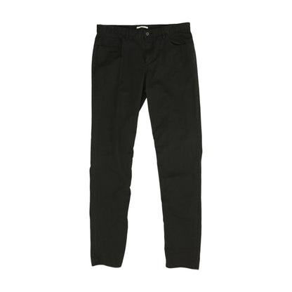 Black Solid Chino Pants