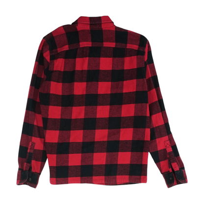 Red Plaid Flannel Button Down