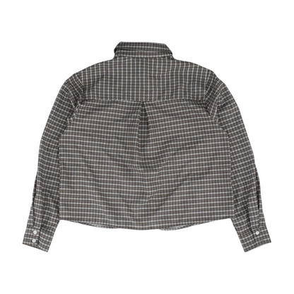 Brown Plaid Button Down