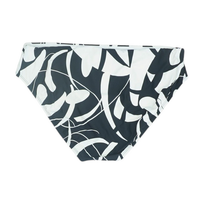 Black Abstract Swim Bottom