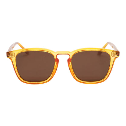 Gold Amber Coast Square Sunglasses