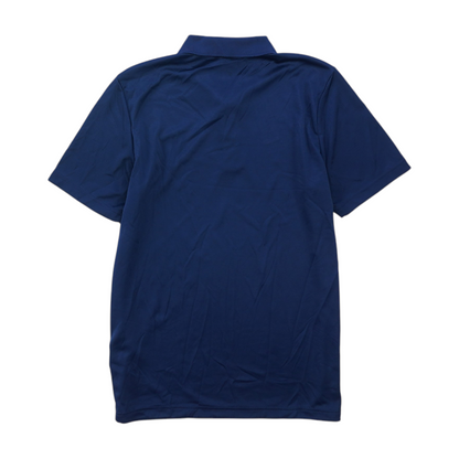 Navy Solid Short Sleeve Polo