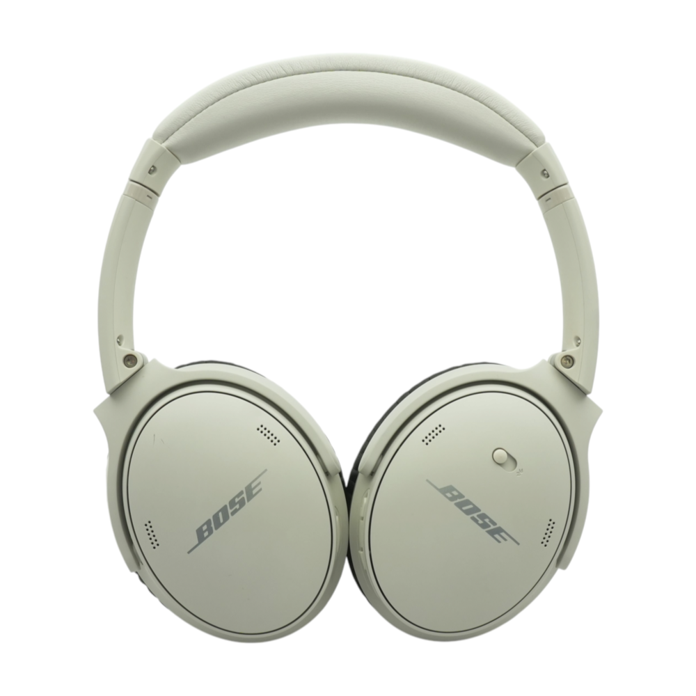 White Smoke QuietComfort 45 Noise Cancelling Headphones With Black Earpads