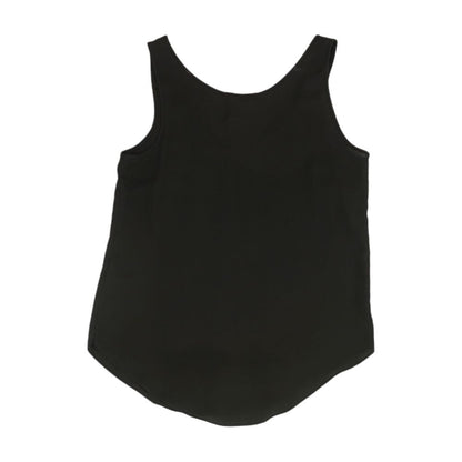 Black Solid Sleeveless Blouse