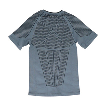 Gray Abstract Active T-Shirt
