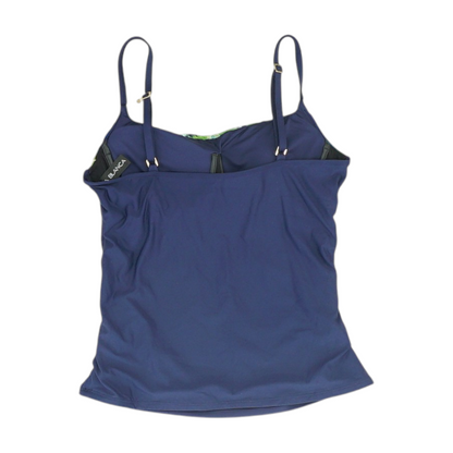 Navy Tie-Dye Swim Top