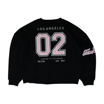 Black Plus Graphic Sweatshirt Pullover