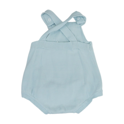 Blue Sleeveless One-Piece