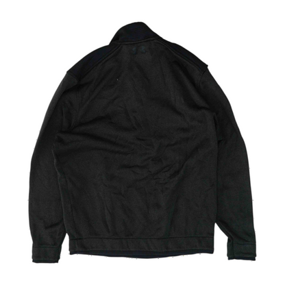 Black Solid 1/4 Zip Pullover