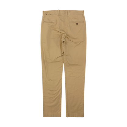 Khaki Straight Pants