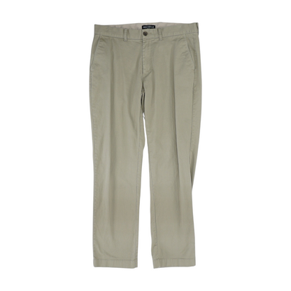 Beige Straight Pants