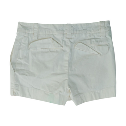 Ivory Solid Chino Shorts