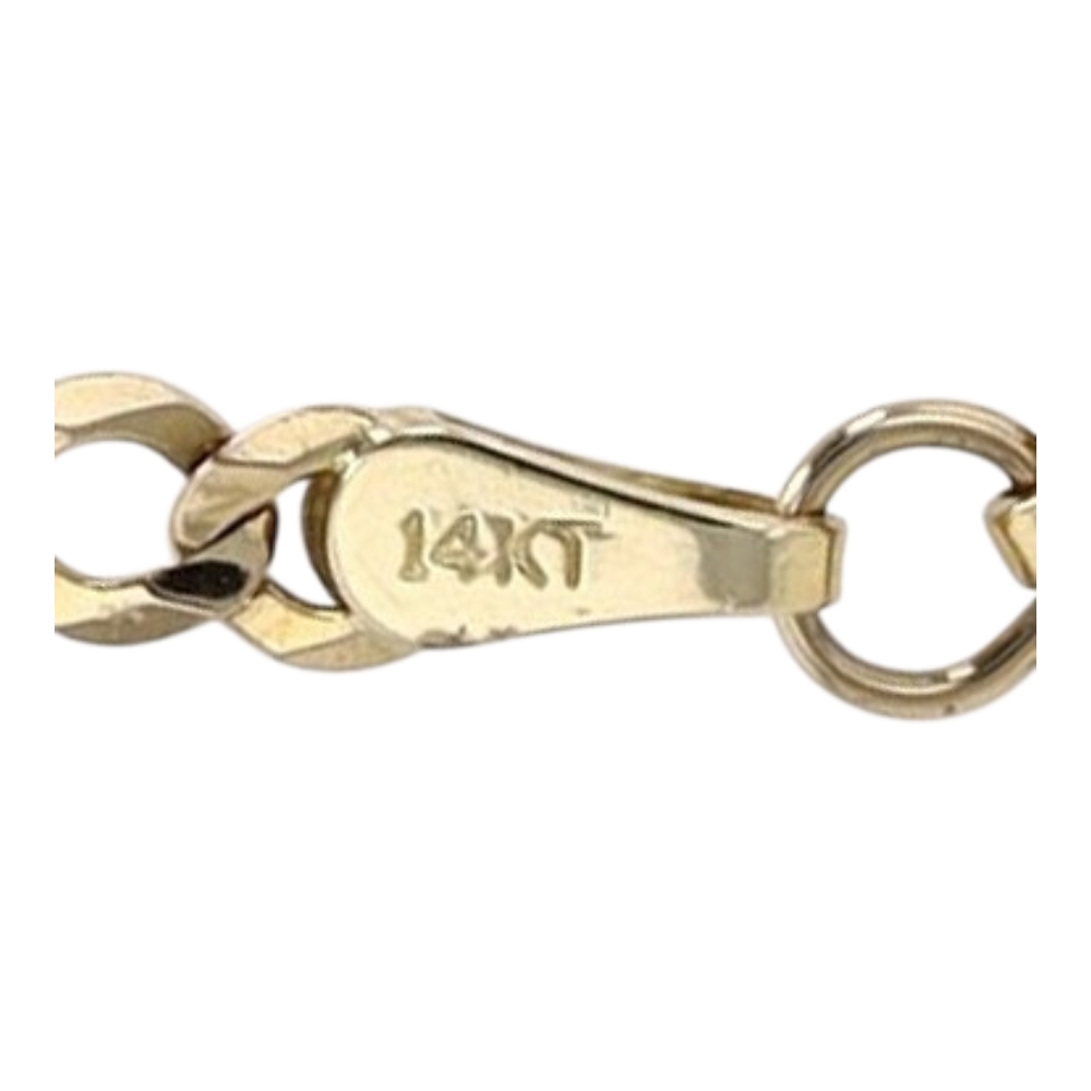 14K Yellow Gold Chain Necklace
