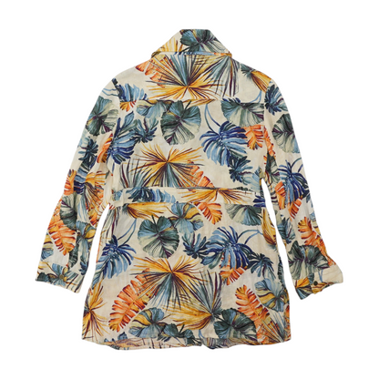 Multi Petite Tropical Button Down