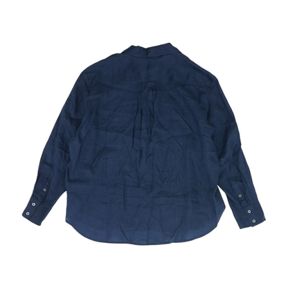 Navy Button Down