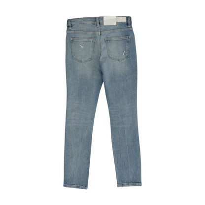 Blue Solid Jeans