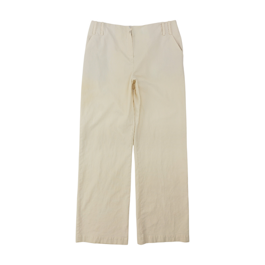 Cream Knit Trousers