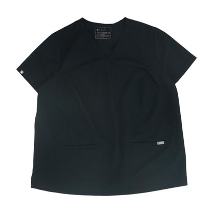 Black Plus Scrub Top