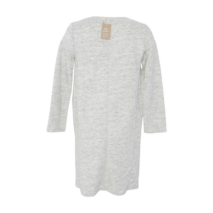 Ivory Abstract Cardigan Sweater