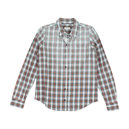 White Plaid Button Down