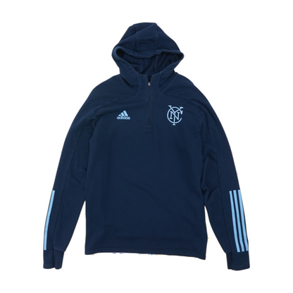 Navy Solid 1/4 Zip Pullover