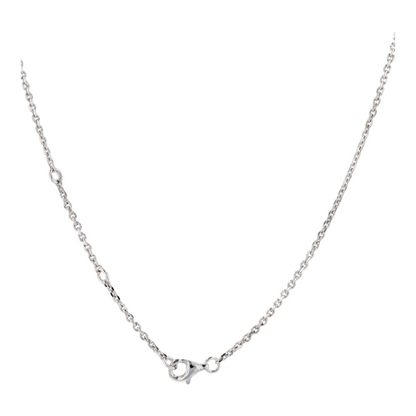 9/10 ctw Sterling Silver Lab Grown Diamond Pendant Necklace